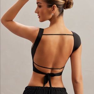 Oh Polly Cowl Neck Crop Top